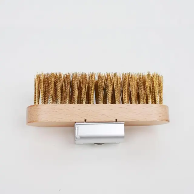 Pizza Oven Copper Brush Scraper Household Grill Brass Cleaning Brush With Han EO