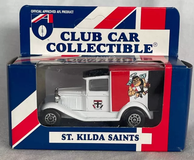 Vintage Matchbox (1-75) MB 38 Model A Ford AFL Club Car "St Kilda Saints" 1995