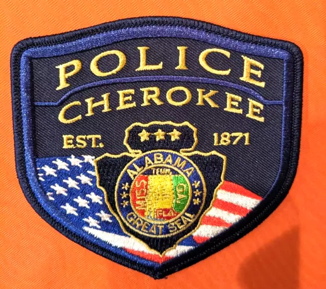 Collectible Alabama Police Patch,Cherokee