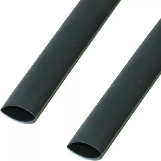 Heat Shrink Tube Black 2:1, 3:1, 3:1 With Adhesive Sold by the Meter Bundware