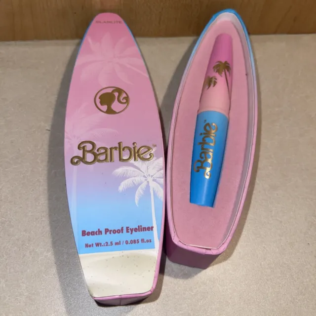 Glamlite Barbie Beach Proof Surf Board Liquid Eyeliner Black NEW FRESH AUTHENTIC