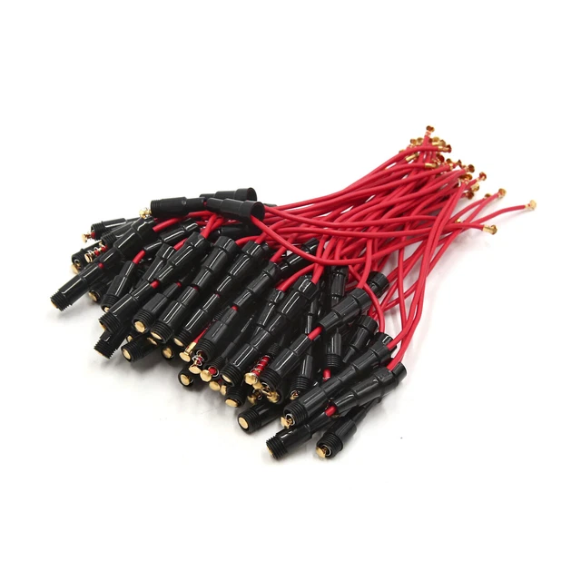 50pcs 5 x 20mm Porte-fusible AGC Inline Type à vis câble connexion pour voiture
