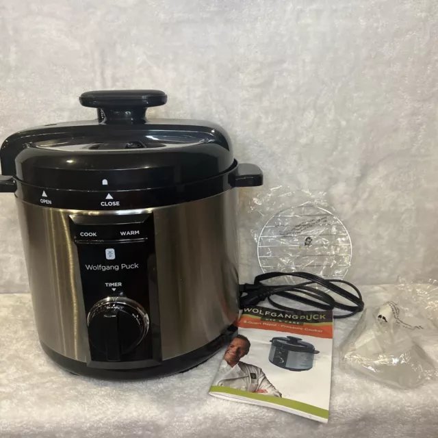 Wolfgang Puck 8 Quart Rapid Electric Pressure Cooker BPCRM800 Black Used