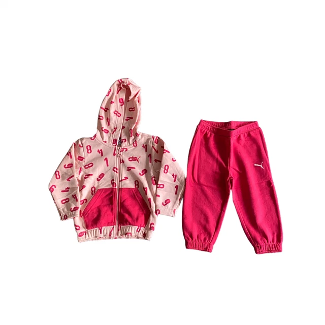 Puma Infant Pink Tracksuit (Size 9-12m) Pink Style Minicats Tracksuit - New