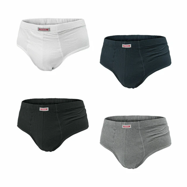 6 Slip Uomo Primal In Cotone Elasticizzato | Comfort E Traspirabilità | Confezione Multipack - Foto 8