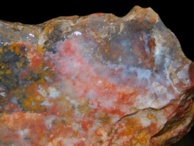 multi color San Carlos Agate lapidary cabbing rough chunk  Mexico 4 lb 1.5 oz