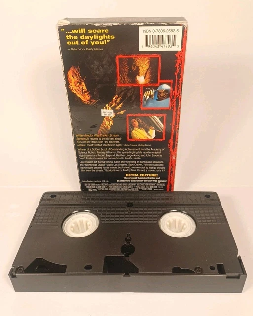 Italian Nightmare HORROR VHS WES Craven's New Nightmare A Nightmare On Elm Street Tape £ ...