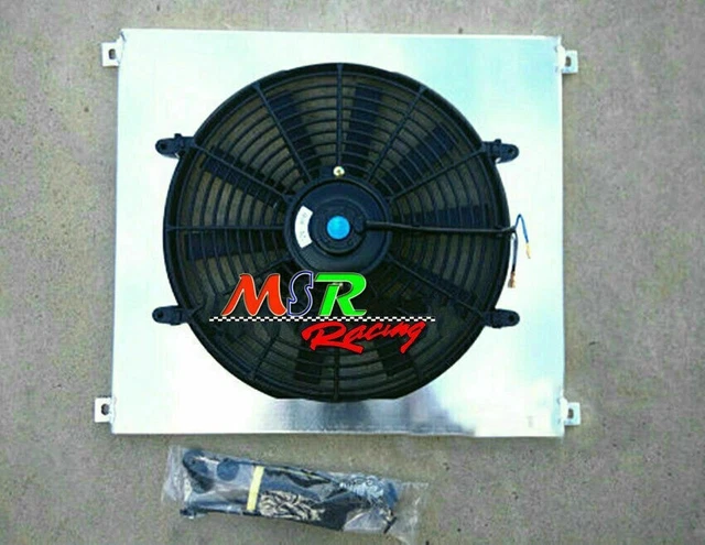 ALUMINUM RADIATOR SHROUD & Fan for Ford XY XW 302 GS GT 351 cleveland ...