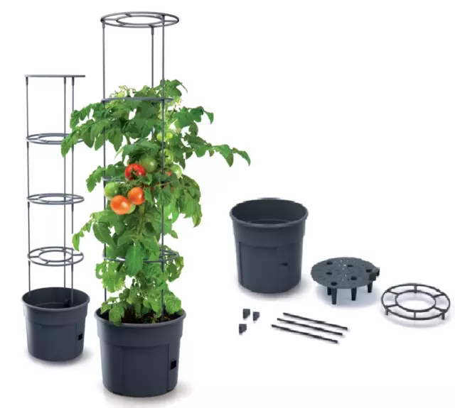 Tomatentopf Tomatenzucht Tomatenkübel 12L Tomatenzüchter Set Tomatenpflanze Neu