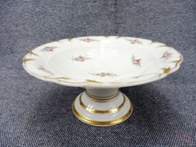 compotier assiette haute coupe sevres meissen ancien 19 eme 