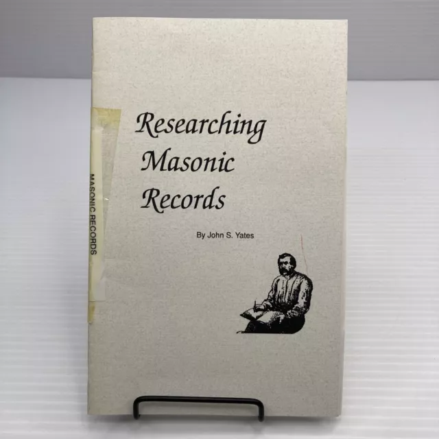 Genealogy Genealogical Resources Researching Masonic Records Booklet John Yates