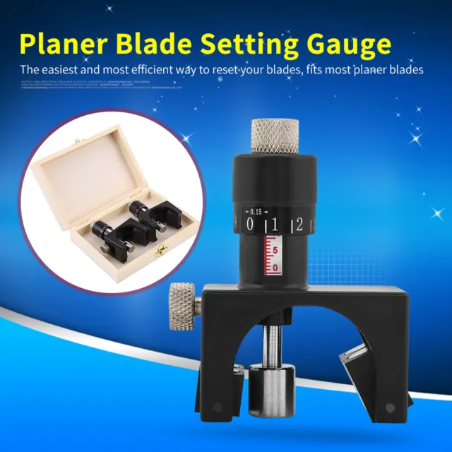 2pcs Magnetic Planer Blade Setting Jig Gauge Setter Woodworking Tool MT8