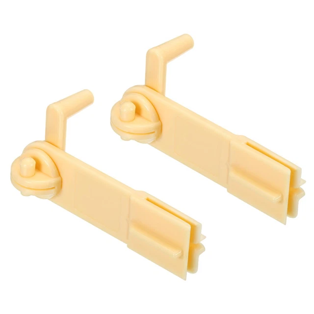 2 piezas tablero de tarjetas de hilo de coser de hilo dental de plástico para bordar, amarillo