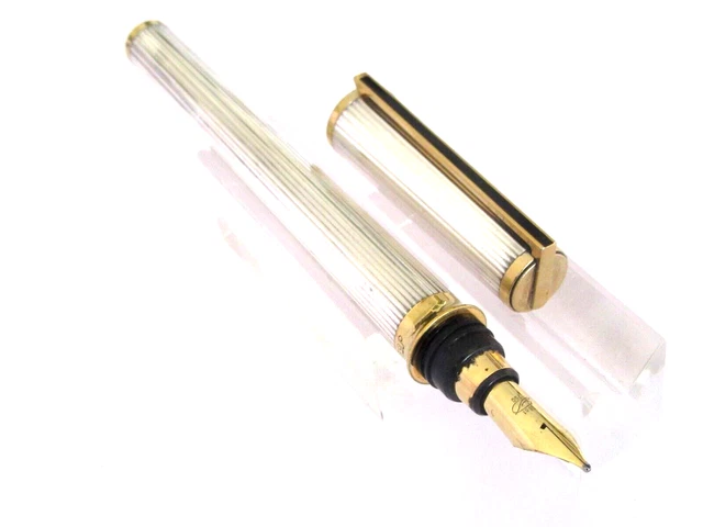 Stylo Bille/roller Prestige DUPONT Fidelio En Argent Plaqué - Modèle N267 - Occasion