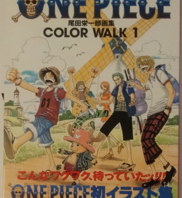 ONE PIECE COLOR Walk 1 Artbook Eiichiro Oda Shueisha Complet Avec Obi