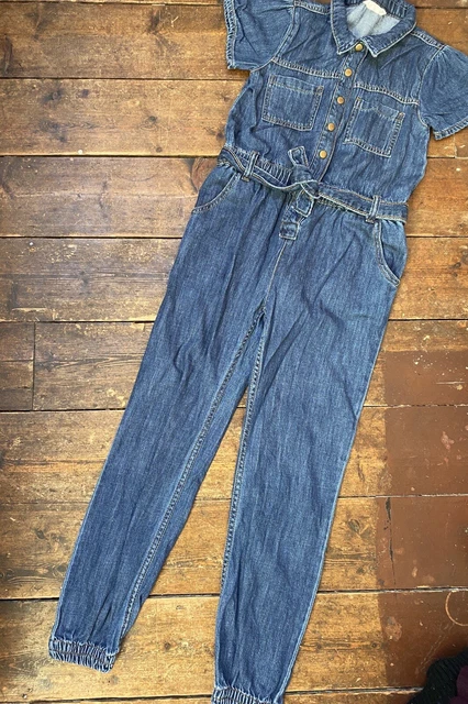 Girls John Lewis bundle age 11 years denim jumpsuit corduroy pinafore dress 2