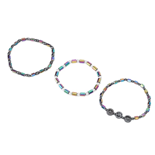 Kit De Cheville MagnéTique En HéMatite Aide Digestive Flexible Soulagement