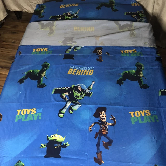 TOY STORY TWIN Sheets Disney/ Pixar Flat & Fitted Sheet No Toy Gets