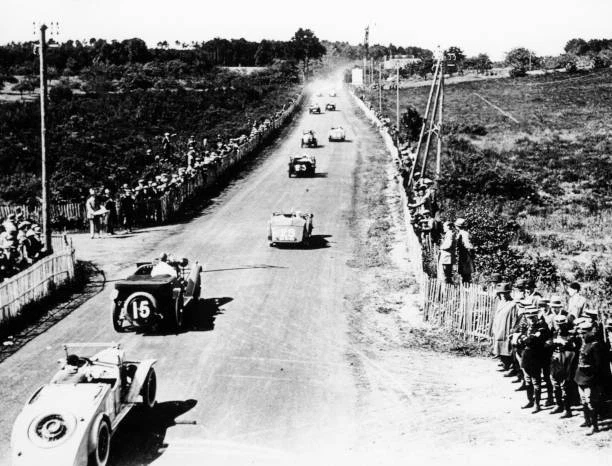 Le Mans 24 Hour Race Soon After The Start France 1928 Motor Racing Old Photo