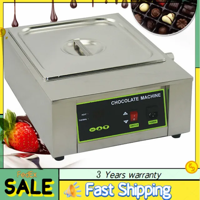 Chocolate Melting Pot 110V 1000W Electric Commercial Tempering Machine Temperer