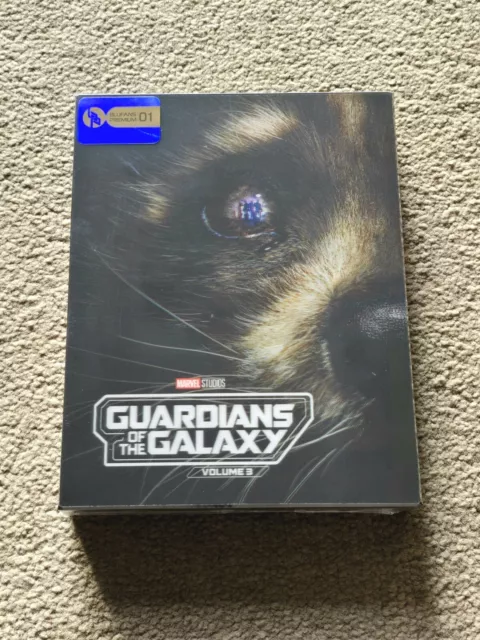 Guardians Of The Galaxy Vol 3 Blufans Single Lenticular Blu-ray SteelBook Marvel