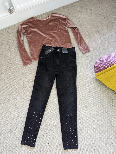 Girls clothes bundle age 10 years BNWT Skinny Black Jeans