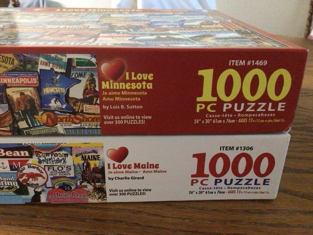 White Mountain Puzzles Best Of Maine - 1000 Piece Jigsaw Puzzle, 24x30 Inches, Made In USA - View #9