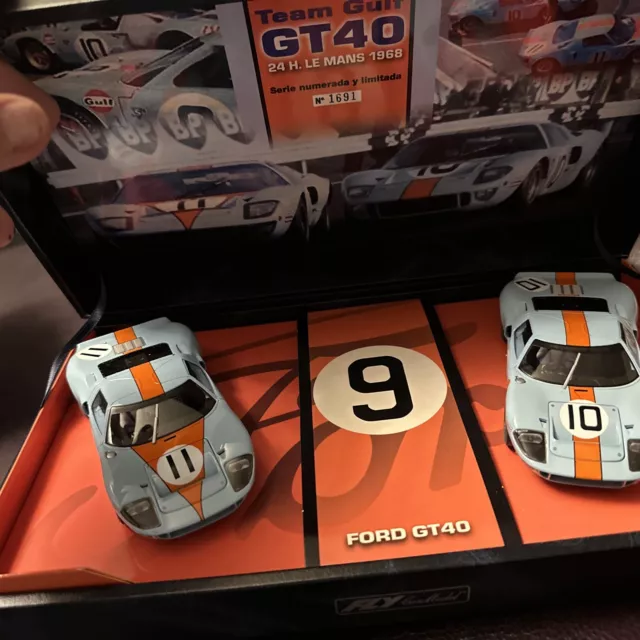 Fly Car Model 24h Le Mans 1968 Team Ford Gulf GT40 Limited Edition New Ref 96016