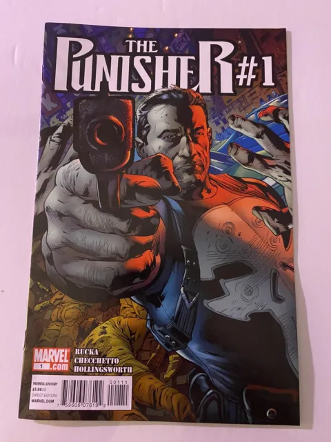 Marvel Comics 2011 The Punisher Issue #1 Frank Castle Rukka Checchetto