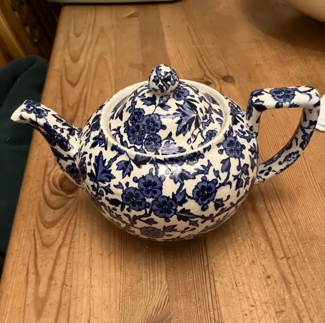 Blue and white  vintage Arden Burleigh teapot