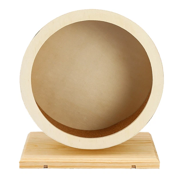 Flüsterlaufrad Aus Holz Ökologisches Brett Hamster Hamsterrad Spielzeug