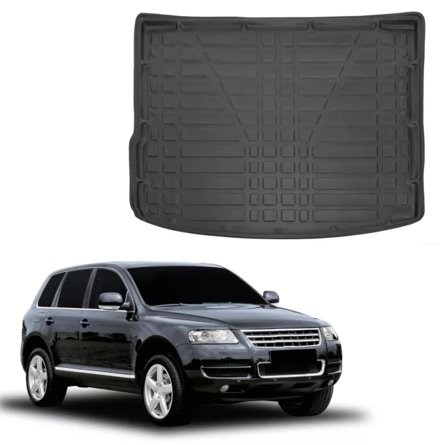 SCOUTT Boot tray liner car mat Heavy Duty for VW TOUAREG 2002-2010