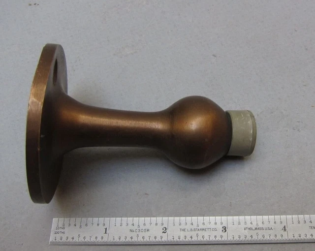 Oil Ruibbed Bronze Commercial Heavy Duty Door Stop Bumper,Quality Hardware Co.