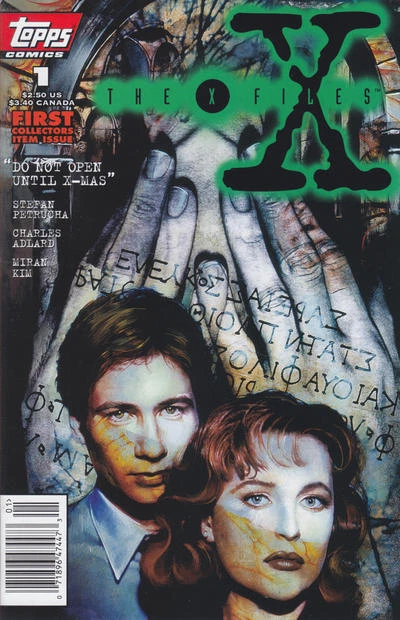 X-FILES #1 F/VF, 1st Print, TV Show, Newsstand, Topps Comics 1995 Stock Image