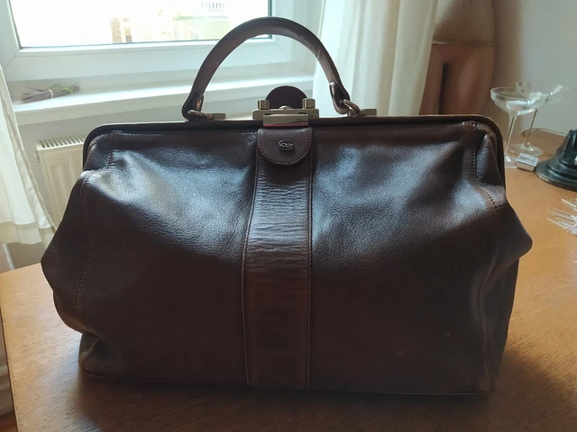 Hebammentasche Doktortasche Arzttasche Leder  Vogt (Florenz), um 1940