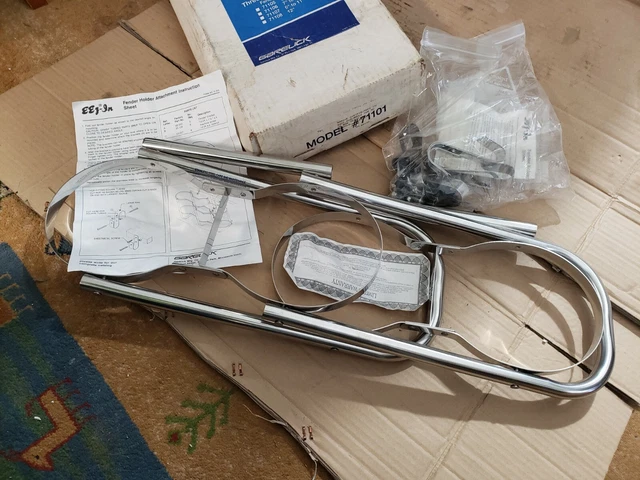 Garlicky eeg in 71101  2 Fender Rack, Stainless Steel,up to 7 inch  Size