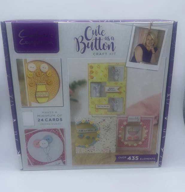 Kit artesanal de tarjetas Crafter's Companion lindo como botón #15 hace menos 24 435+ piezas