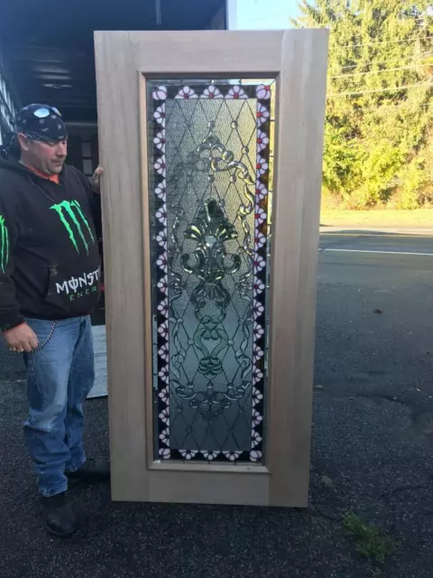 Beautiful Hand Made Stained Glass Interior Or Exterior  Door - Jhl2167-70