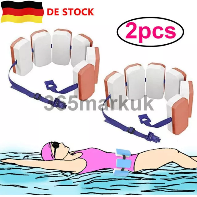 2PCS Sommer Kinder Schwimm Gürtel Schwimmweste Baby Lern Hilfe Schwimmflüge T6X1