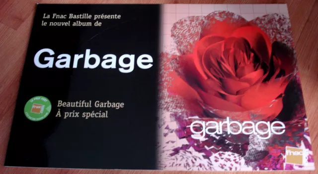 GARBAGE Beautiful Garbage DISPLAY – PLV ORIGINALE FRANCE 2001