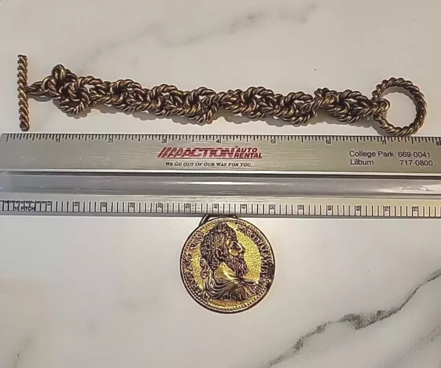 ROMAN ROME, LUCIUS Verus Sestertius Overtype C 1850 Roma Roman Medal w ...