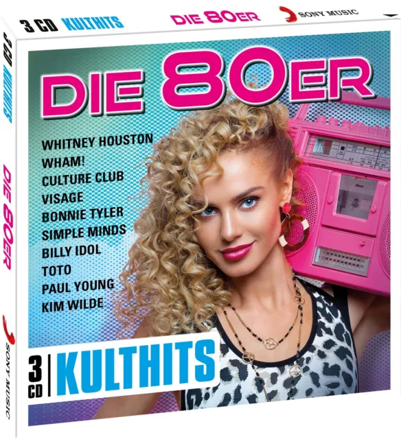 Exklusive 3CD-Box Kulthits - Die 80er mit unvergesslichen Künstlern und Hits NEU