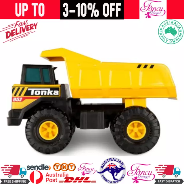 Tonka Metal Dump Truck Big Outdoor Kids Toy Construction Vehicle Sandpit Steel