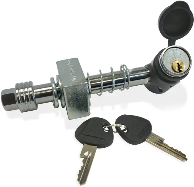 (SHP2040) Keyless Press-On Locking Silent Hitch Pin for 2In Hitches