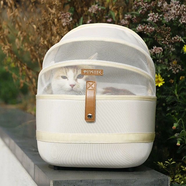 Portable Pet Backpack Carrier Cat Dog Kitten Small Animal Bag for Travel