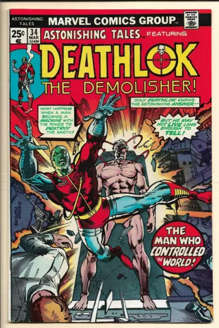 Astonishing Tales #34 NM- featuring Deathlok the Demolisher! Rich Buckler art!