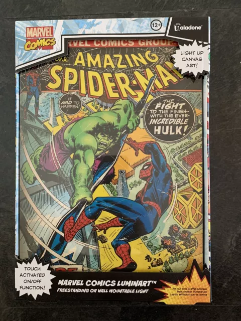 Marvel Comics - Amazing Spider-Man - Luminart - Light Up Canvas