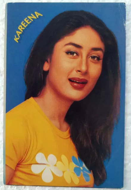 Carte postale originale acteur de Bollywood super star Kareena Kapoor carte...