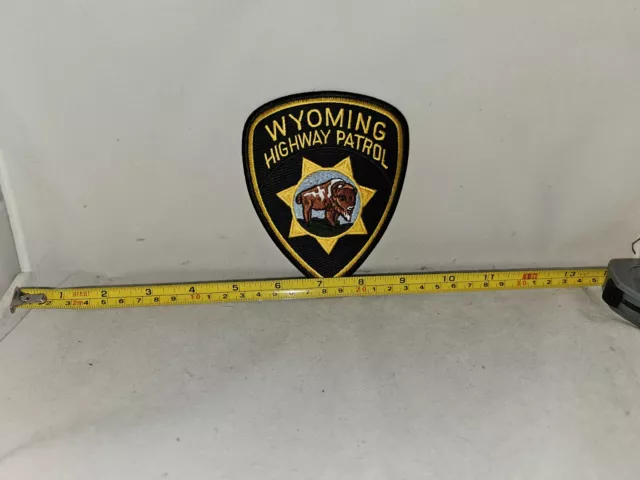 Lot#B: 1-Collectible Police Patch (Wyoming Highway Patrol)