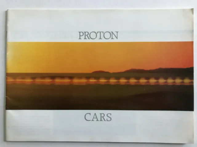 Proton Cars Car Sales Brochure 1990 All Models 24 Page Original